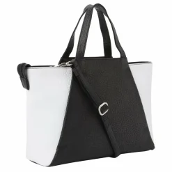 Voi Shopper|Henkeltaschen<Hirsch Shopper Tasche Leder 31.5 cm schwarz-weiss