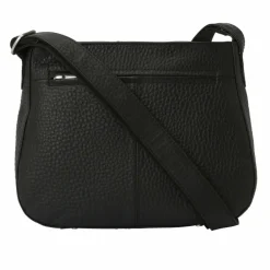 Voi Umhängetaschen<Hirsch Umhängetasche Leder 28 cm schwarz