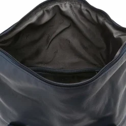 Voi Schultertaschen<4Seasons Schultertasche Leder 32 cm blau