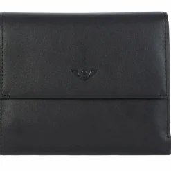 Voi Soft Jodie Geldbörse Leder 12 cm schwarz