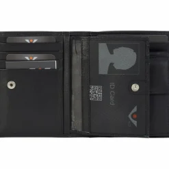 New Voi Soft Rick Geldbörse Leder 10 cm schwarz