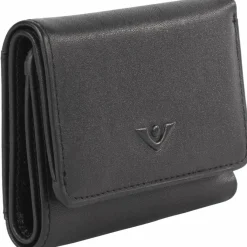 Voi Herrengeldbörsen Querformat|Damengeldbörsen Querformat<Soft Toni Geldbörse Leder 9 cm schwarz