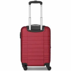 Clearance Wenger Amplar Evo 4 Rollen Kabinentrolley S 53 cm mit Dehnfalte ruby