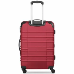 Online Wenger Amplar Evo 4 Rollen Kofferset 3-teilig mit Dehnfalte ruby