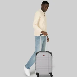 Sale Wenger Amplar Evo 4 Rollen Kabinentrolley S 53 cm mit Dehnfalte cloud