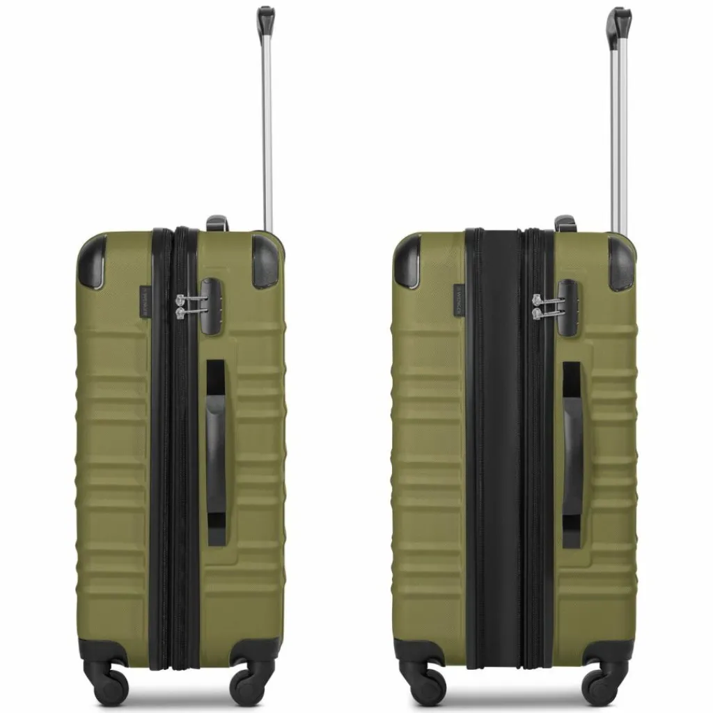 Wenger Amplar Evo 4 Rollen Kofferset 3-teilig mit Dehnfalte