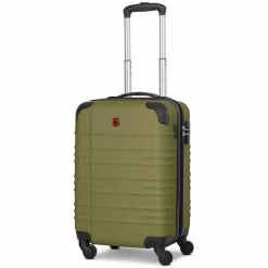 Hot Wenger Amplar Evo 4 Rollen Kabinentrolley S 53 cm mit Dehnfalte olive