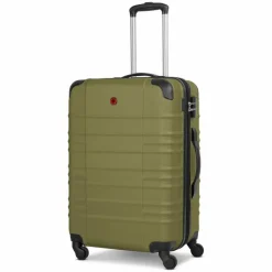 Wenger Hartgepäck|4-Rollen Koffer<Amplar Evo 4 Rollen Trolley M 65 cm mit Dehnfalte olive