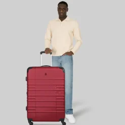 Discount Wenger Amplar Evo 4 Rollen Trolley L 75 cm mit Dehnfalte ruby