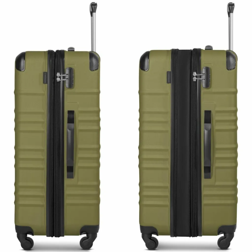 Wenger Amplar Evo 4 Rollen Trolley L 75 cm mit Dehnfalte