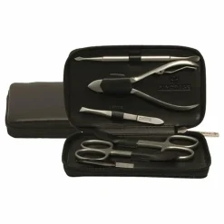 Windrose Schmuckkästen<Ambiance Schmuckkasten Leder 12.5 cm schwarz