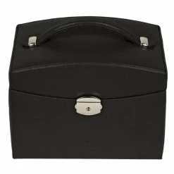 Windrose Beluga Schmuckkasten Leder 21.5 cm