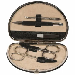 Windrose Beluga Schmuckkasten Leder 13.5 cm