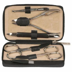 Windrose Schmuckkästen<Beluga Schmuckkasten Leder 13 cm schwarz