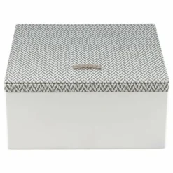 Windrose Schmuckkästen<Calma Schmuckkasten 18 cm weiß