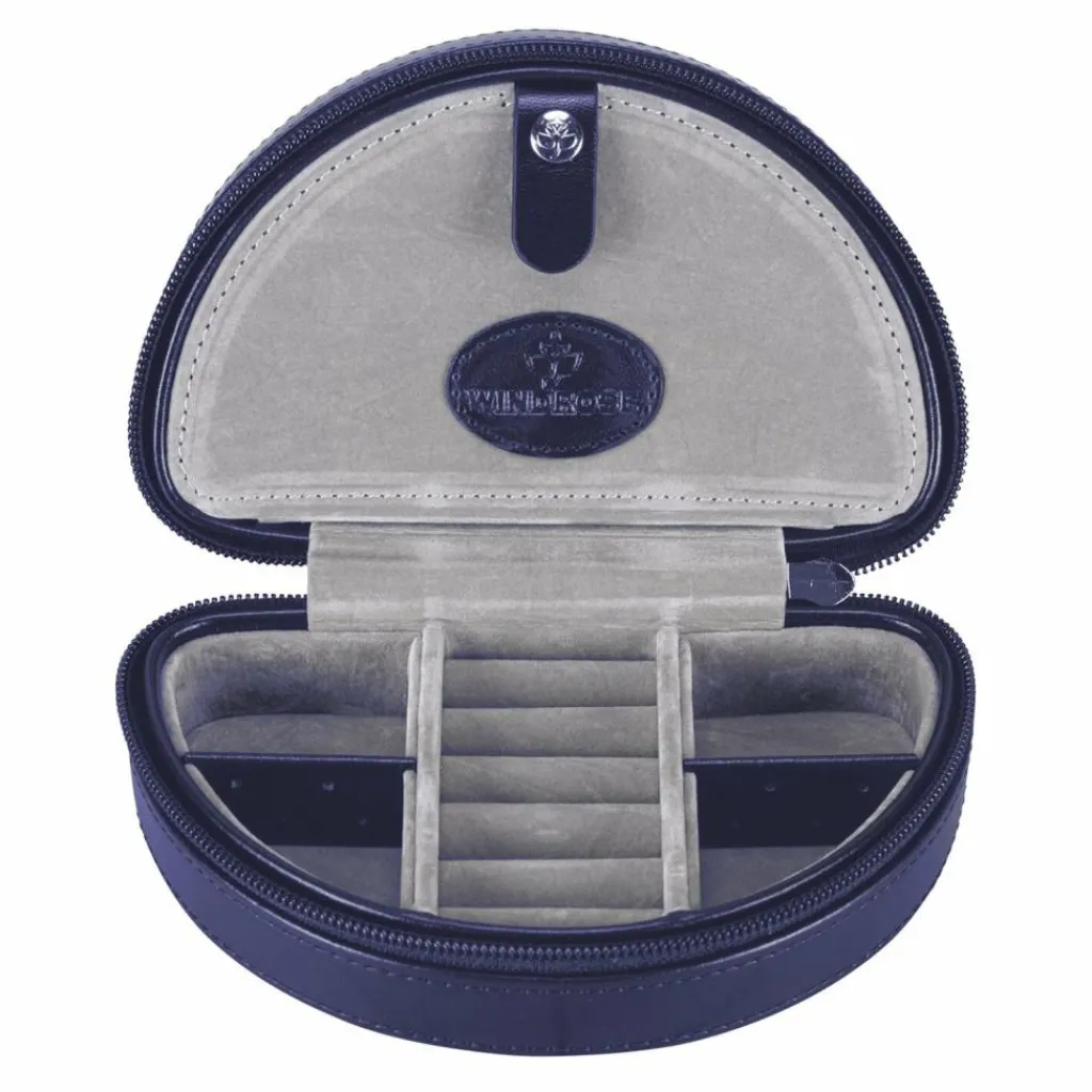 Discount Windrose Merino Moda Schmuckkasten 16 cm dunkelblau
