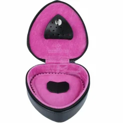 Discount Windrose Merino Moda Schmuckdose Leder 9 cm schwarz