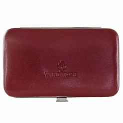 Outlet Windrose Merino Schmuckkasten 11 cm rot