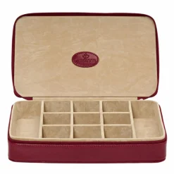 Online Windrose Merino Schmuckkasten 23 cm rot