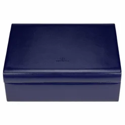 Outlet Windrose Merino Schmuckkasten 30 cm dunkelblau