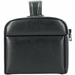 Windrose Schmuckkästen<Merino Schmuckkoffer 15 cm schwarz