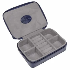 Best Windrose Merino Schmuckkästchen 14 cm dunkelblau