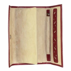 Windrose Merino Schmuckrolle Leder 20 cm