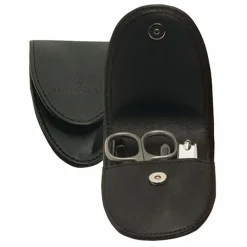 Windrose Schmuckkästen<Nappa Schmuckkasten Leder 5.5 cm schwarz