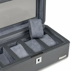 Discount Windrose Schmuckkasten 26.5 cm grau