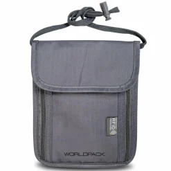 Worldpack Brustbeutel<Brustbeutel RFID Schutz 14 cm hellgrau