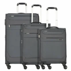 Worldpack Dublin 4 Rollen Kofferset 3-teilig mit Dehnfalte