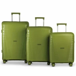 New Worldpack Havanna 4 Rollen Kofferset 3-teilig khaki