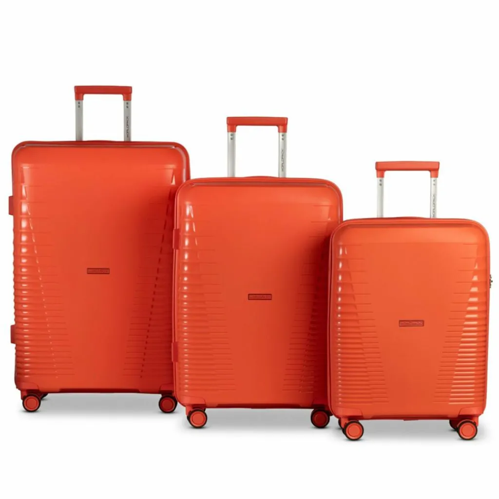 Sale Worldpack Havanna 4 Rollen Kofferset 3-teilig koralle