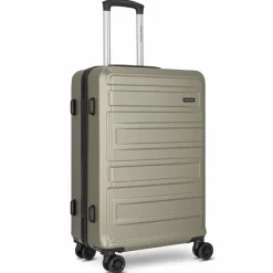 Worldpack New York 2.0 4 Rollen Kofferset 3-teilig champagner-metallic