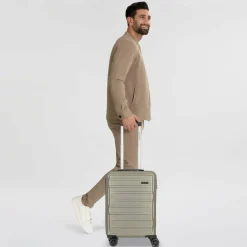 Discount Worldpack New York 2.0 4 Rollen Kabinentrolley S 55 cm champagner-metallic