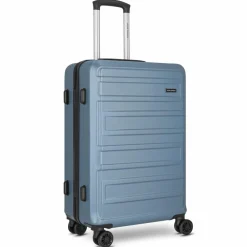 Worldpack Koffersets Als Hartgepäck|Koffersets 3-Teilig<New York 2.0 4 Rollen Kofferset 3-teilig blue-metallic