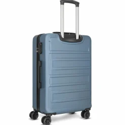 Worldpack Koffersets Als Hartgepäck|Koffersets 3-Teilig<New York 2.0 4 Rollen Kofferset 3-teilig blue-metallic