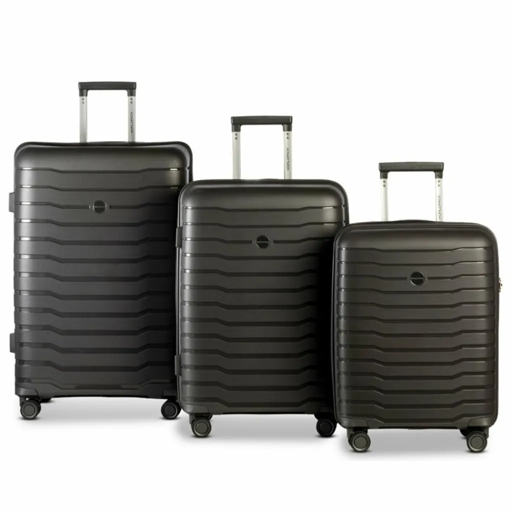 Clearance Worldpack Portland 4 Rollen Kofferset 3-teilig zement