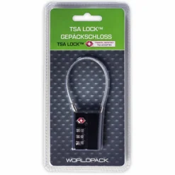 Sale Worldpack Reiseaccessoires Kofferschloss mit Zahlenschloss 9.5 cm schwarz