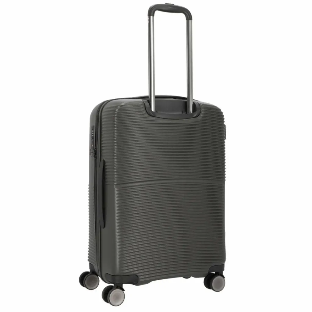 Worldpack San Francisco 4 Rollen Kofferset 3-teilig dunkelgrau