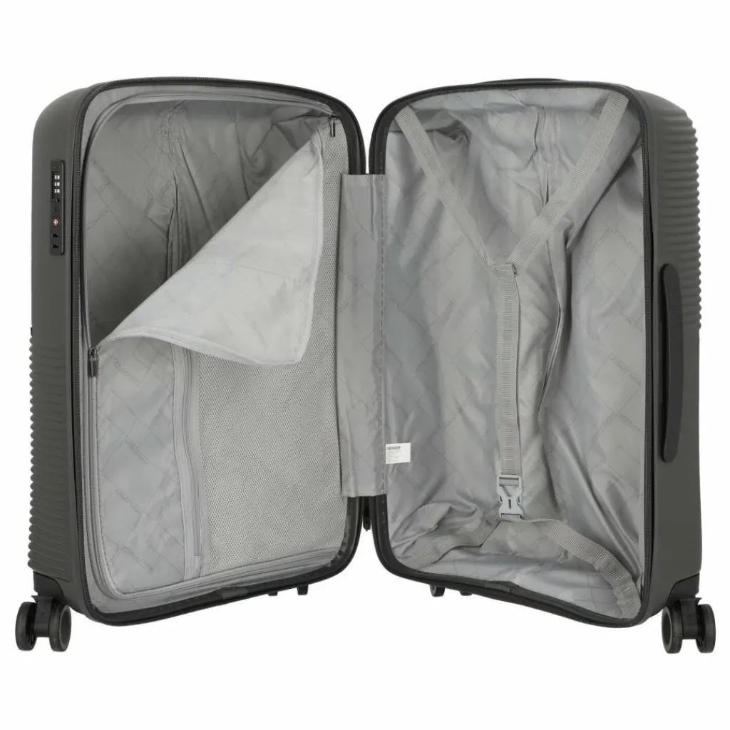 Worldpack San Francisco 4 Rollen Kofferset 3-teilig dunkelgrau