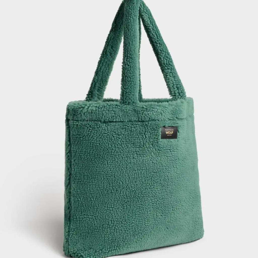 Hot Wouf Faltbare Einkaufstasche 40 cm moss