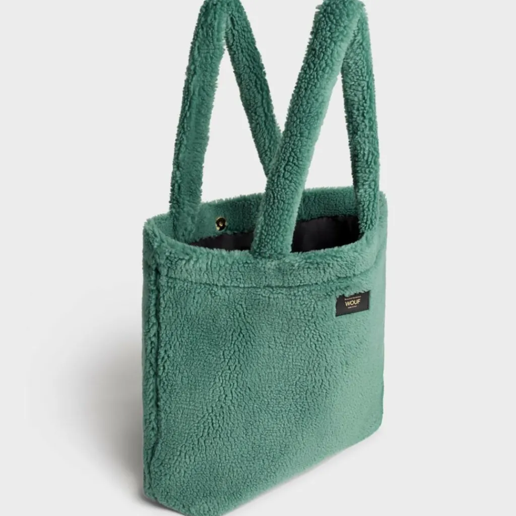 Hot Wouf Faltbare Einkaufstasche 40 cm moss