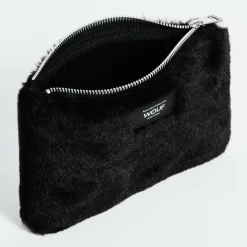 Hot Wouf Faux Fur Kosmetiktasche 22 cm black forest