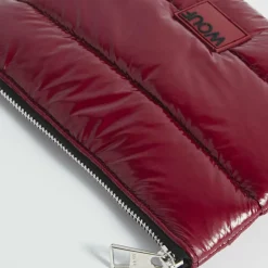 Sale Wouf Quilted Kosmetiktasche 22 cm burgundy glossy