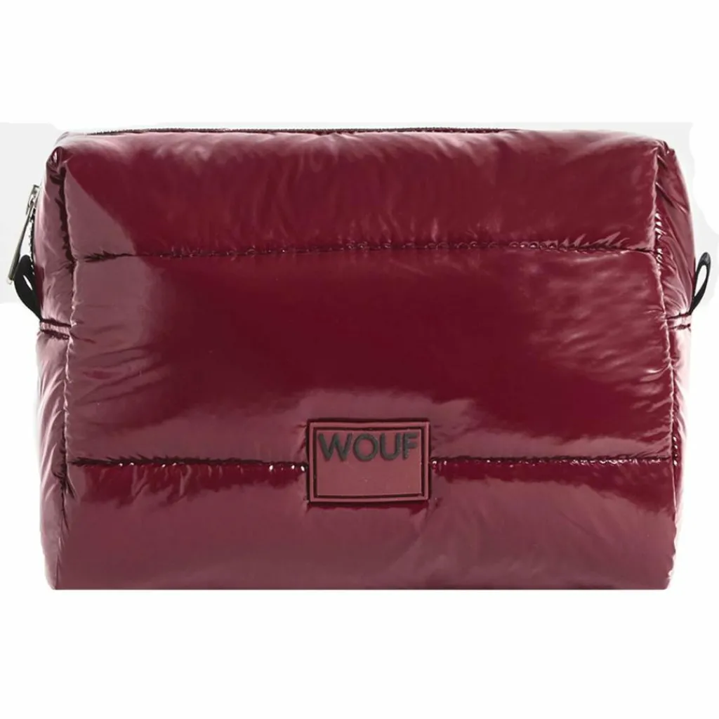 Wouf Kulturbeutel<Quilted Kulturbeutel 22 cm burgundy glossy