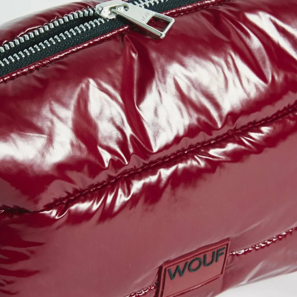Wouf Kulturbeutel<Quilted Kulturbeutel 22 cm burgundy glossy