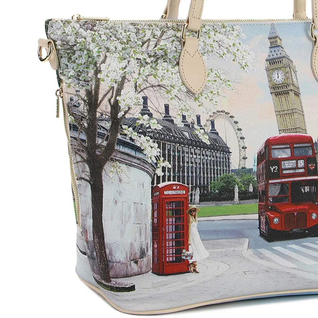 Y Not? Shopper|Schultertaschen<Yesbag Shopper Tasche 44.5 cm london