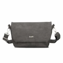 Clearance Zwei Mademoiselle.M Messenger 28 cm nubuk stone