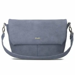 Zwei Messenger Bags|Laptoptaschen<Mademoiselle.M Messenger 33 cm Laptopfach nubuk sky